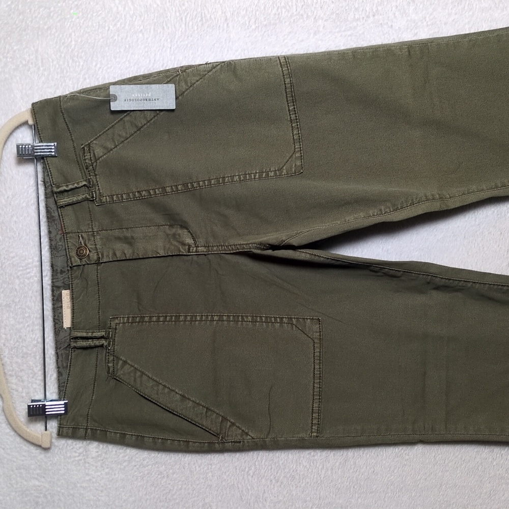 PILCRO Anthropologie‎ Womens Olive Green Waist 29 Petite - Picture 2 of 10
